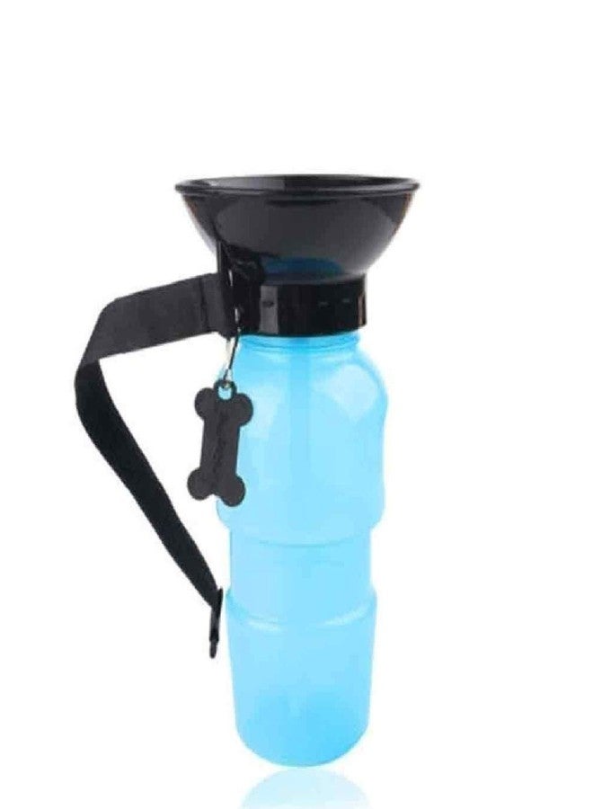 Cpixen Portable Aqua Plastic Dog Travel Water Bottle Bowl for Pets (Multicolor) - Image 2